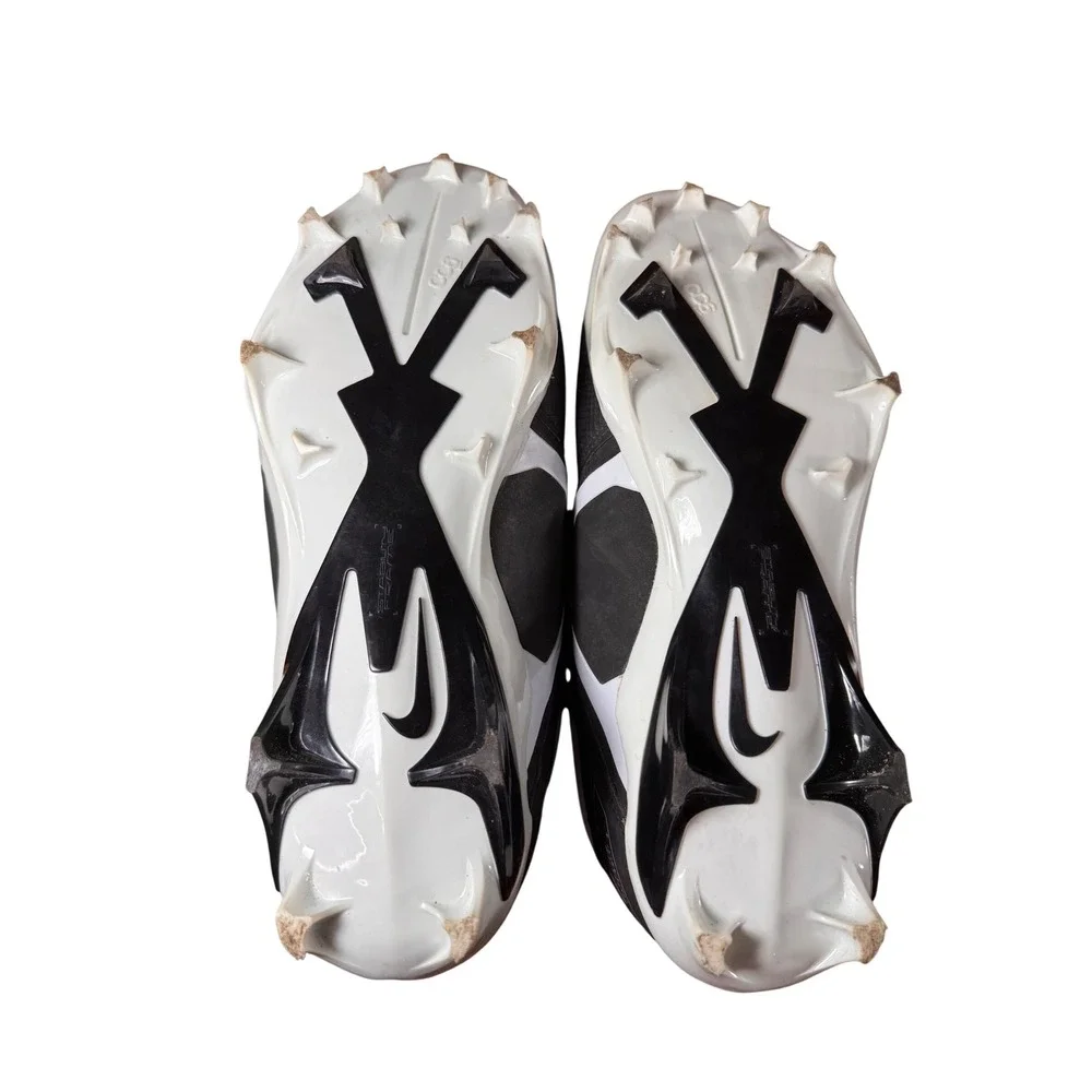 Nike Alpha Menace Pro 3 Black White Football Cleats Mens 9.5 CT6649-001
